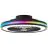 Brilliant Palmero Ventilateur Plastique Métal Noir 36W 5000lm - 827-865 CCT | 466mm - Télécommande Dimmable