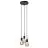 Nordlux Paco Suspension Luminaire Métal 3-Spot Noir | Convient pour 3x E27