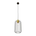 Emibig Hanglamp Vander Staal Zwart | Geschikt voor 1x E27 - Max 15W