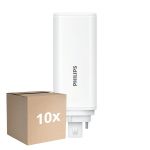 Voordeelpak 10x Philips CorePro PL-T LED Lamp HF 9W - 840 Koel Wit | 4-Pin - Vervangt 26W
