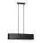 Emibig Hanglamp Gentor Staal Zwart | Geschikt voor 2x E27 - Max 15W