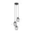 Eglo Hanglamp Newtown Staal Zwart | IP20 - Geschikt voor 3x E27 