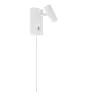 Nordlux LED Wandlamp Omari Wit 3.2W 320lm 41D - 827 Zeer Warm Wit | Dimbaar - Kantelbaar