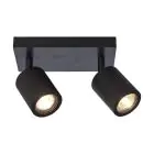 Good&Mojo Plafondlamp Java Bamboe Zwart | Geschikt voor 2x GU10 